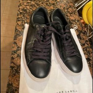 Black & White leather sneakers